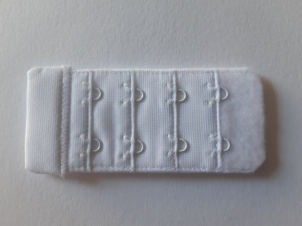 Selene prodloužené zapínání podprsenky 2 řady háčků 2012/A bílé - šířka 3 cm