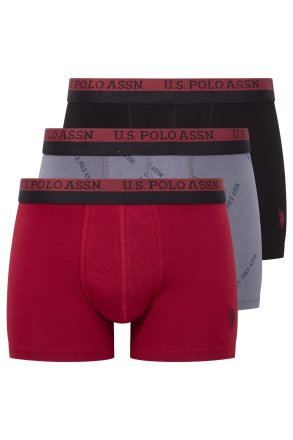 U.S. POLO ASSN. 3Pack modalové boxerky 80522 